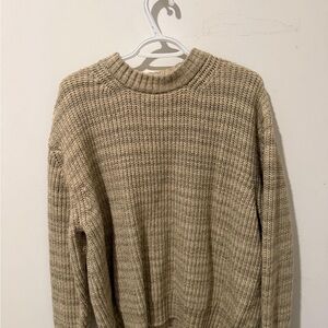 H&M Men's Tan Crewneck Sweater